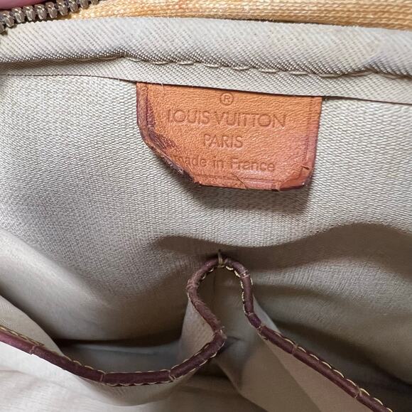 Vintage Louis Vuitton Deauville large monogram bag project lot part scrap - Picture 9 of 15